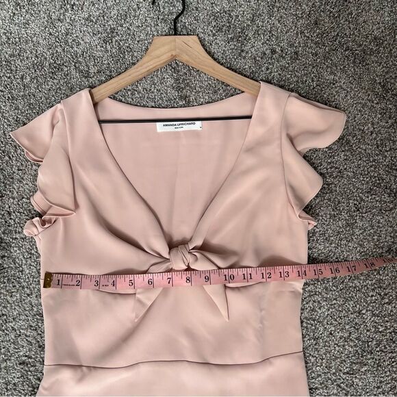 NWOT, REVOLVE,Amanda Uprichard Ember Dress in Brulee - Picture 9 of 9